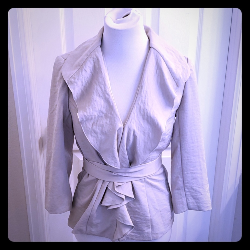 89th and Madison Ruffle Jacket